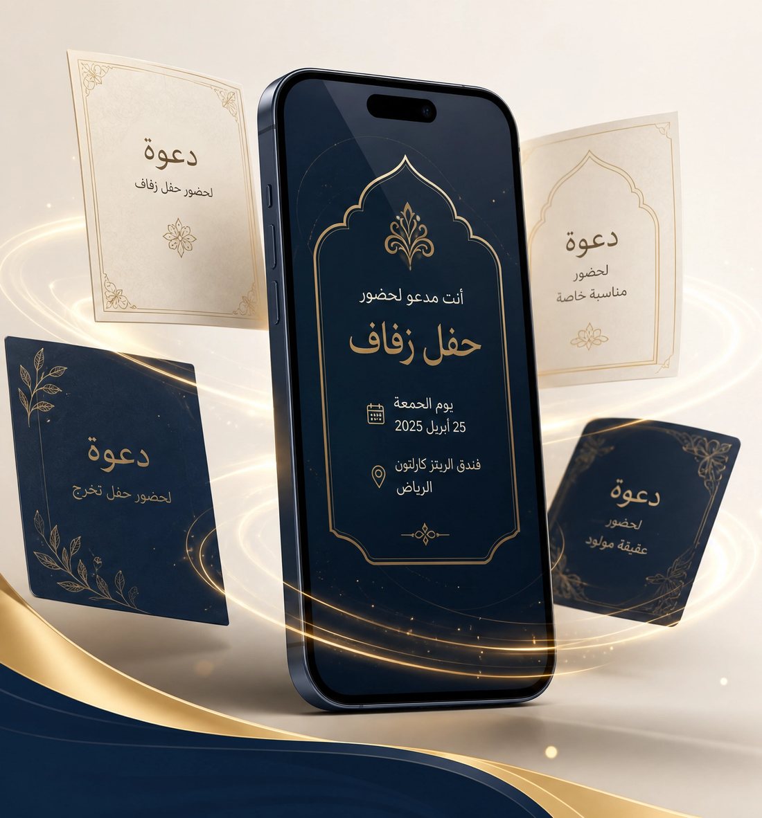 نماذج من بطاقات دعوات استئلاف على الجوال